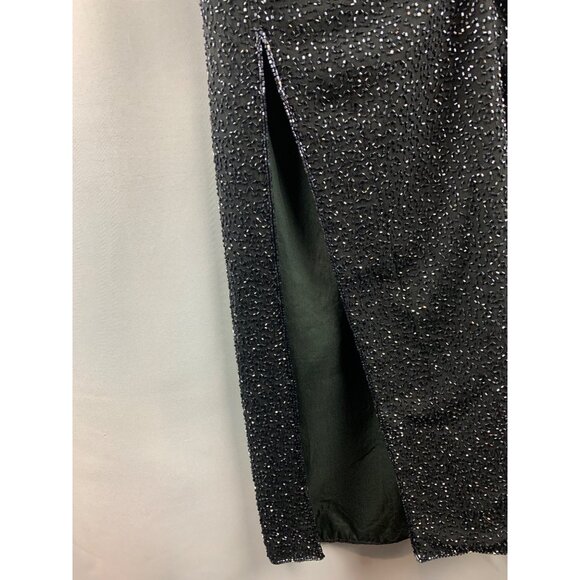 Women’s NWT Caché Black Beaded Skirt Size 6 - Picture 4 of 7
